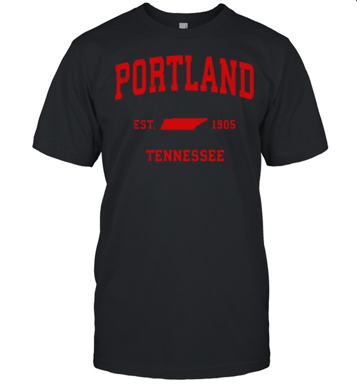 Portland Tennessee TN Est 1905 Vintage Sports T-Shirt