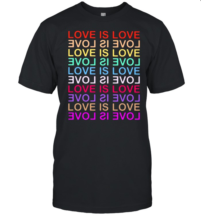 Love Is Love Funny Love Black T-shirt