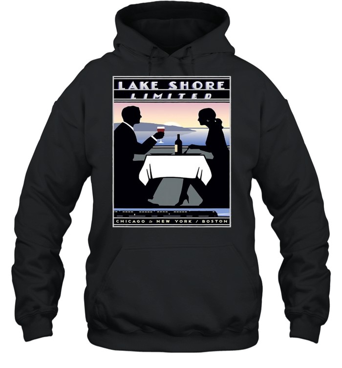 Lake Shore Limited Chicago Boston T-shirt Unisex Hoodie