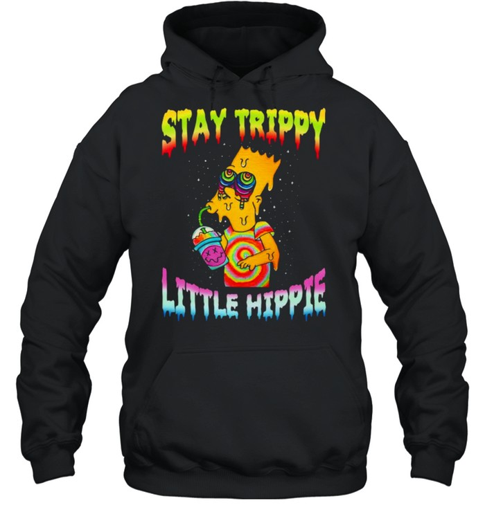 Stay trippy little hippie shirt Unisex Hoodie