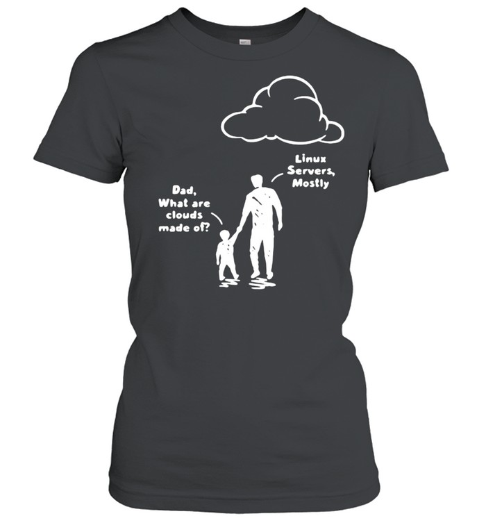 Dad What Are Clouds Made Of Dad  Classic Women's T-shirt